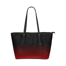 Load image into Gallery viewer, Red Field Leather Tote - totethatbag