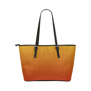 Brushed Sunset  Leather Tote - totethatbag