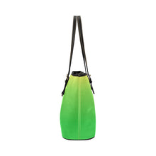 Load image into Gallery viewer, Lime Pop Leather Tote - totethatbag